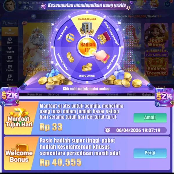 5ZK Slot Anti Rungkad Indonesia